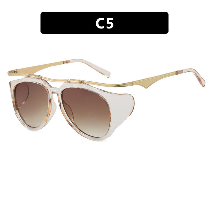 Women's Cat-Eye Sunglasses with Unique Design and Protective Lenses Bowlift