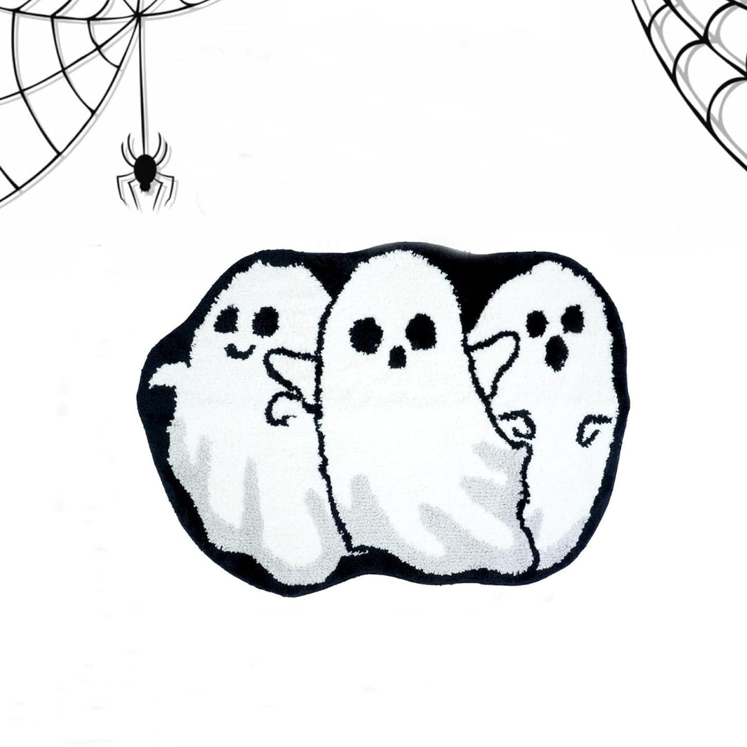 Halloween-Themed Ghost Bath Mat Bowlift