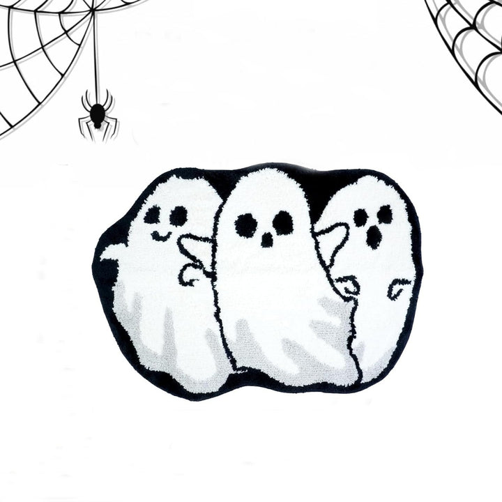 Halloween-Themed Ghost Bath Mat Bowlift