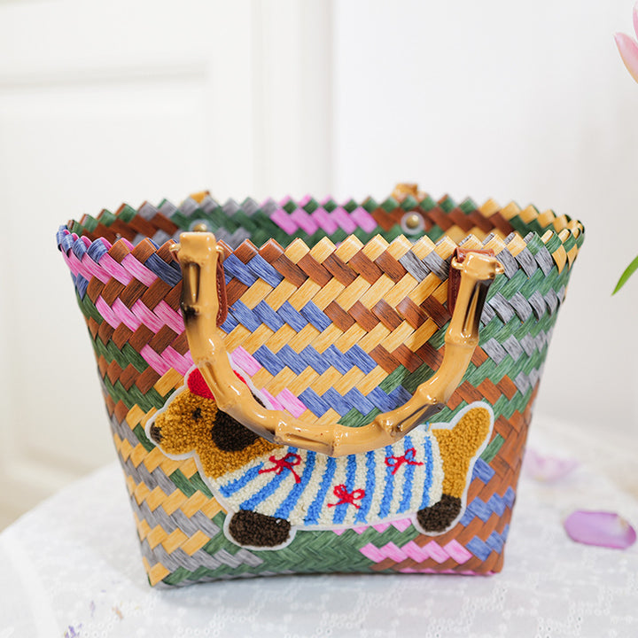 Handwoven Beach Bag Bowlift