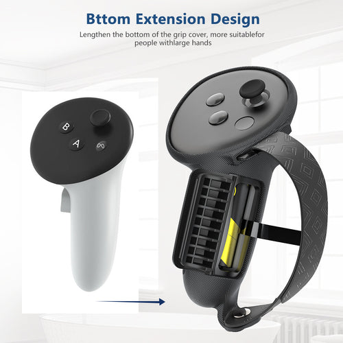 Ergonomic VR Controller Holders with Improved Grips Bowlift