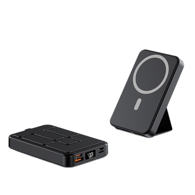 Portable Magnetic Power Bank with Dual USB Ports Bowlift