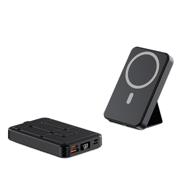 Portable Magnetic Power Bank with Dual USB Ports Bowlift
