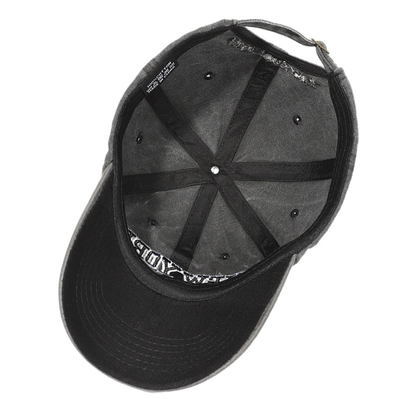 Men's Distressed Embroidered Dad Hat Bowlift