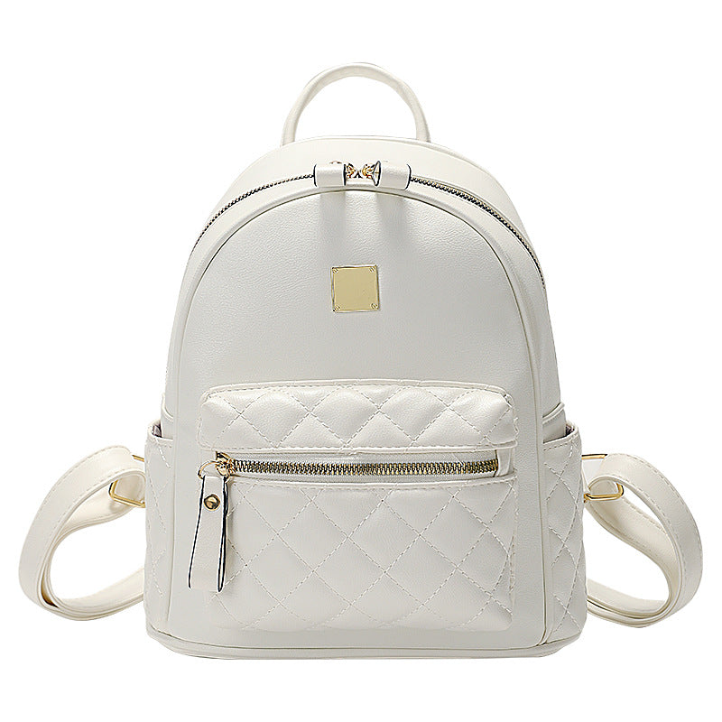 Quilted Leather Mini Backpack Bowlift