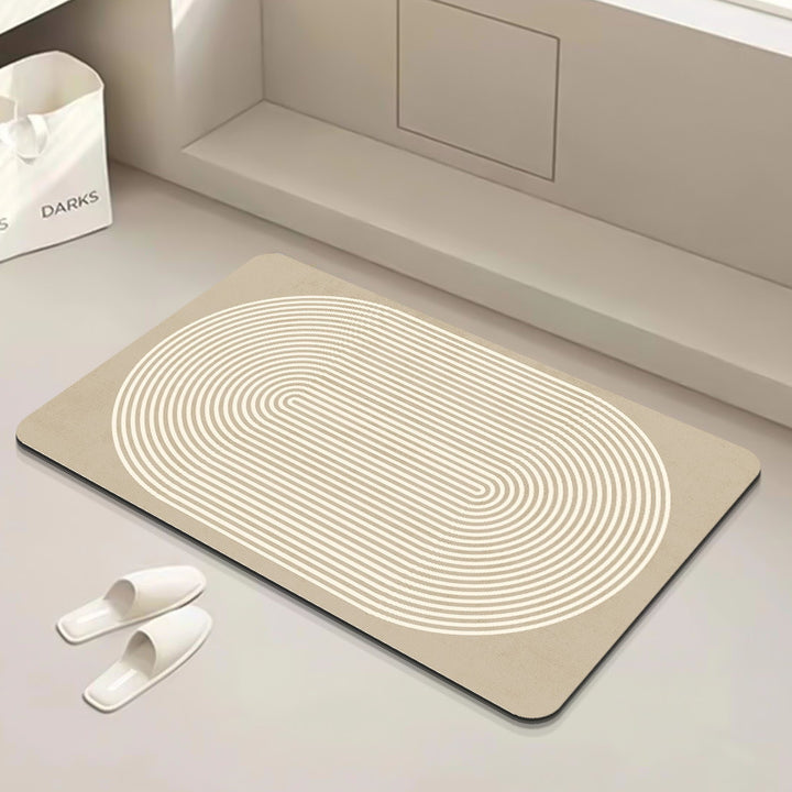Modern Geometric Bath Mat Bowlift