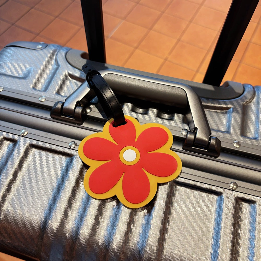 Floral Silicone Luggage Tag Bowlift