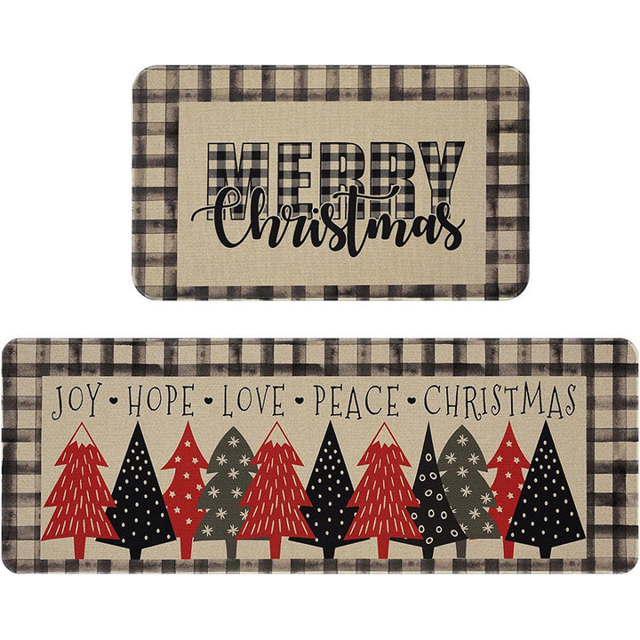 Festive Christmas Kitchen Mat Set Bowlift