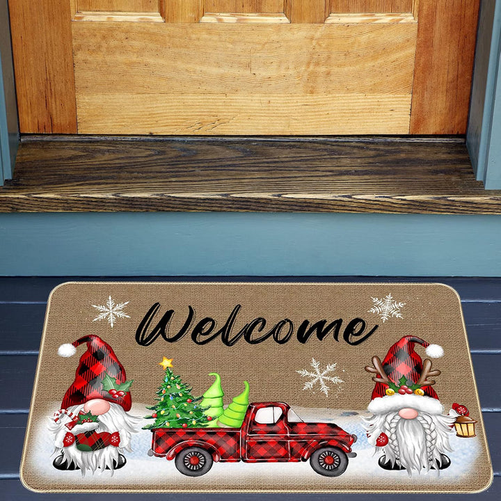 Festive Holiday Door Mat Bowlift