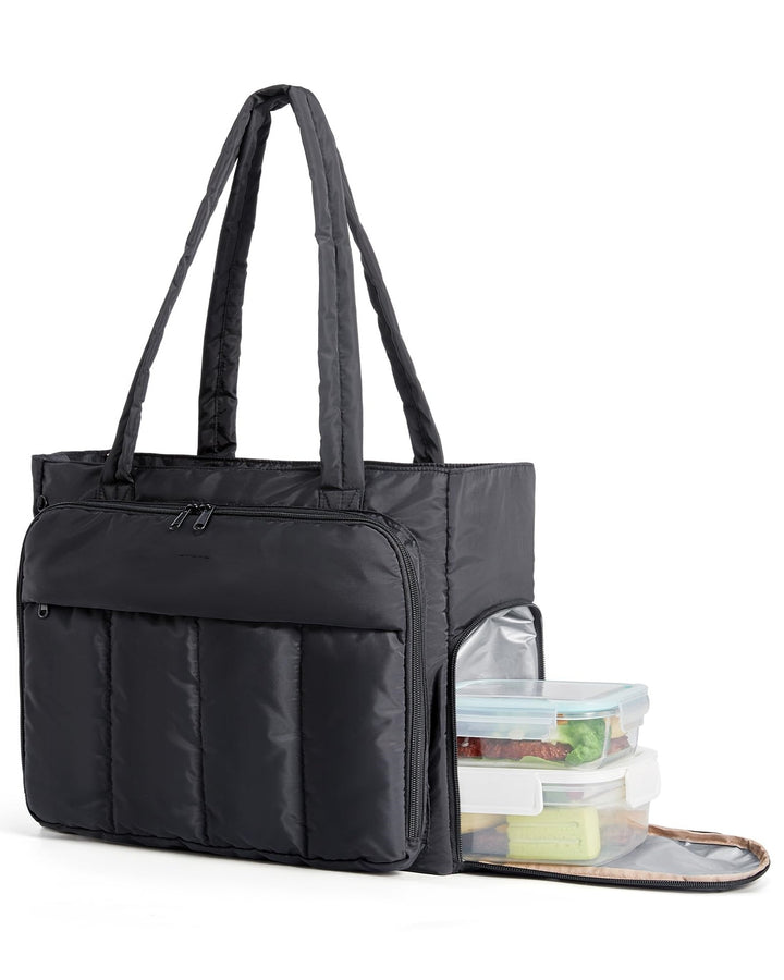 Insulated lunch bag with practical compartment system Bowlift