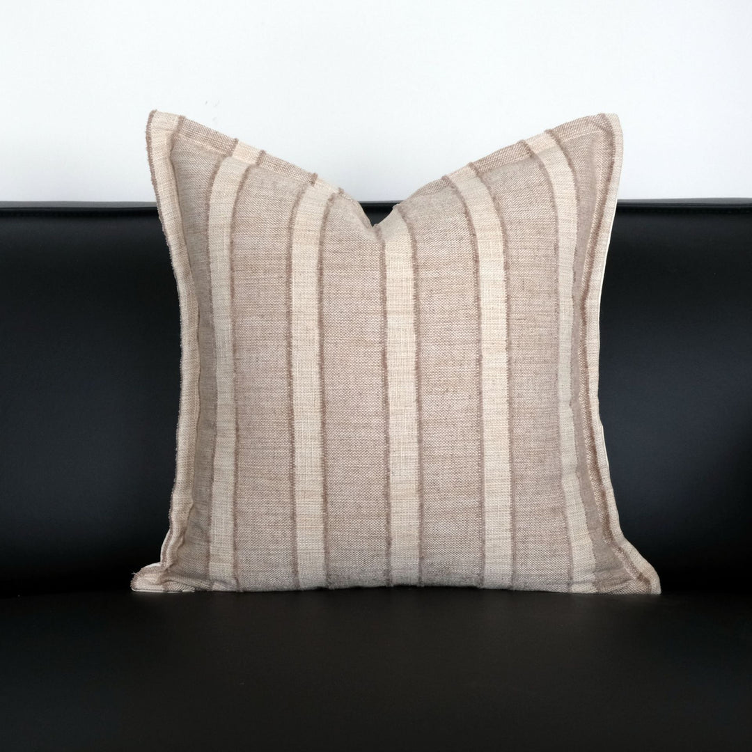 Textured Woven Accent Cushion for Home Display