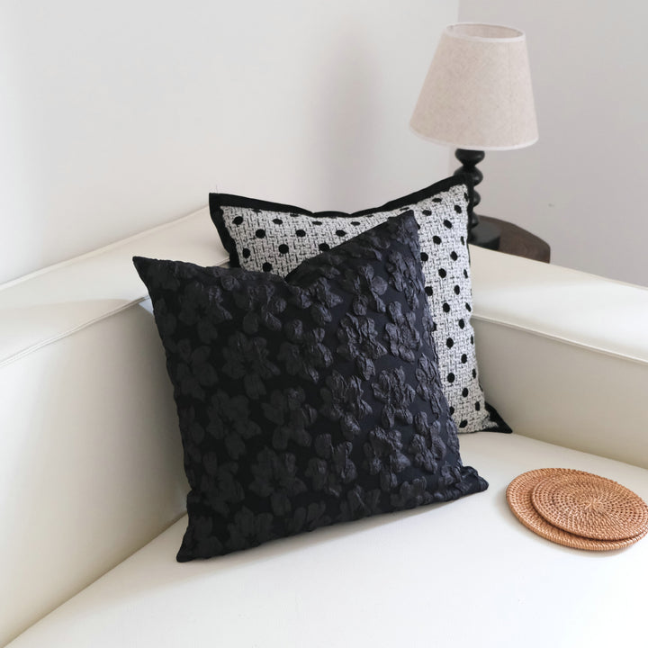 Textured Decorative Dot Pattern Pillow