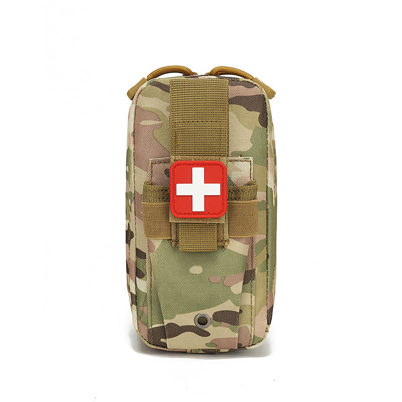 tactical MOLLE first aid pouch heavy-duty nylon drainage grommet organizer Bowlift