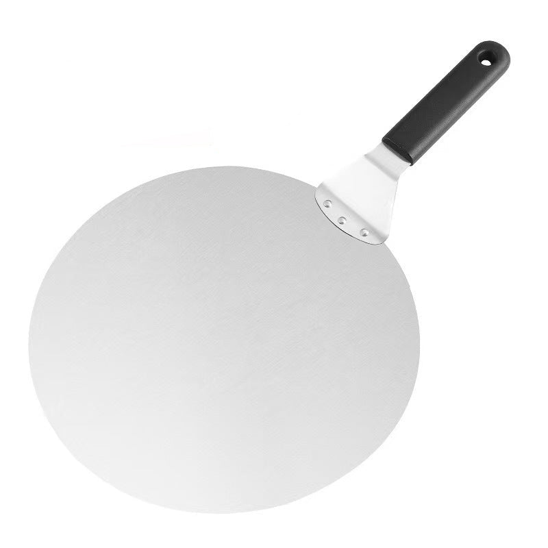 round stainless steel pizza peel with ergonomic heat resistant handle Bowlift