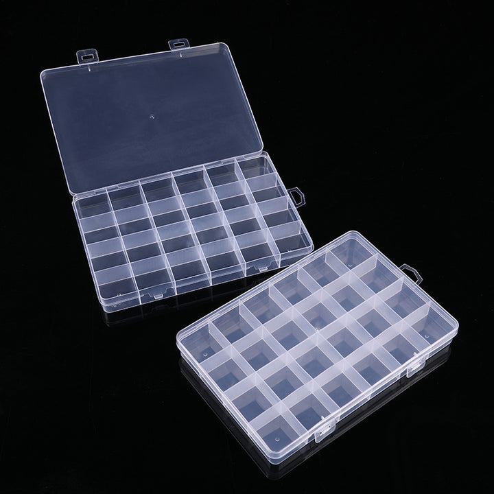 Multi-Compartment Clear Organizer Storage Box Bowlift