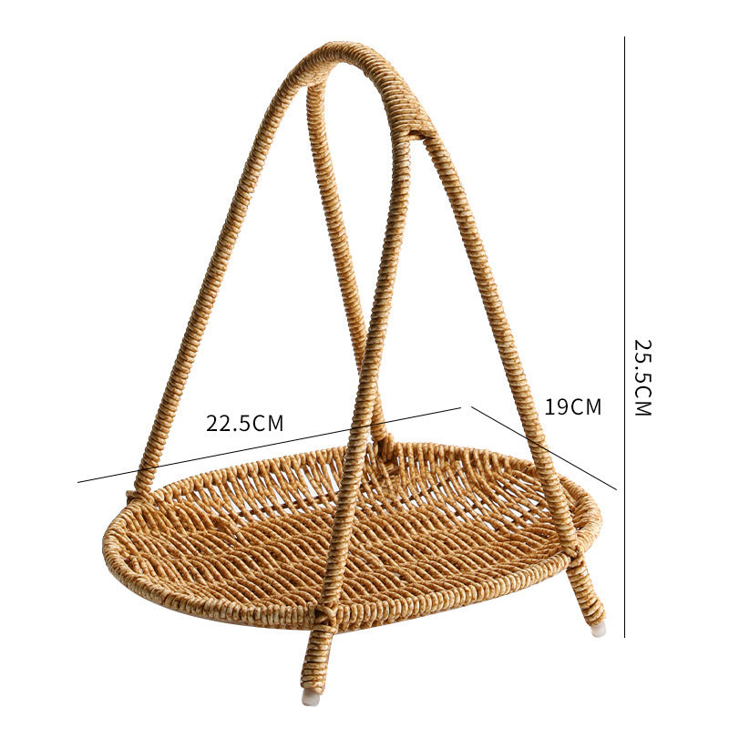 Elegant Woven Storage Basket Bowlift