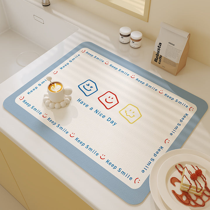 Smiling Faces Kitchen Mat Bowlift