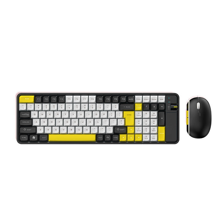 Wireless Compact Gaming Keyboard and Mouse Set Bowlift