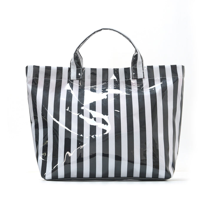 Beach bag with colorful check pattern and water-repellent coating Bowlift
