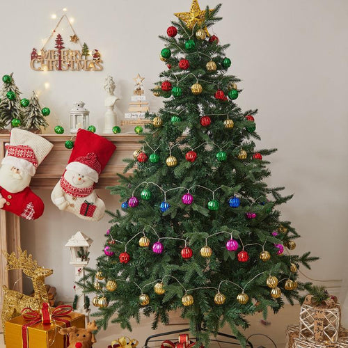 Colored LED Christmas light chain Bowlift