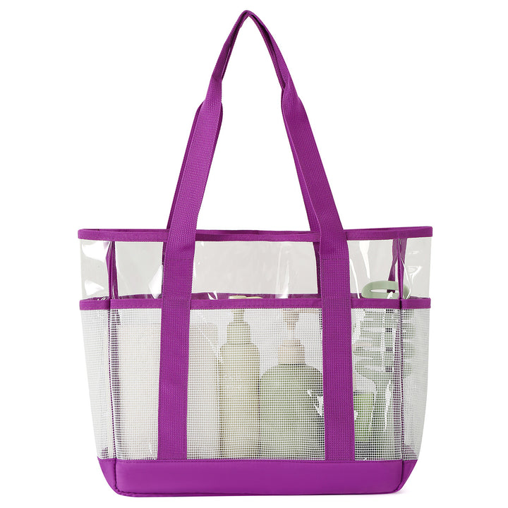 Spacious Clear Tote Bag Bowlift