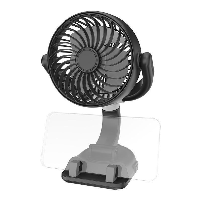 Portable USB fan with flexible mount Bowlift