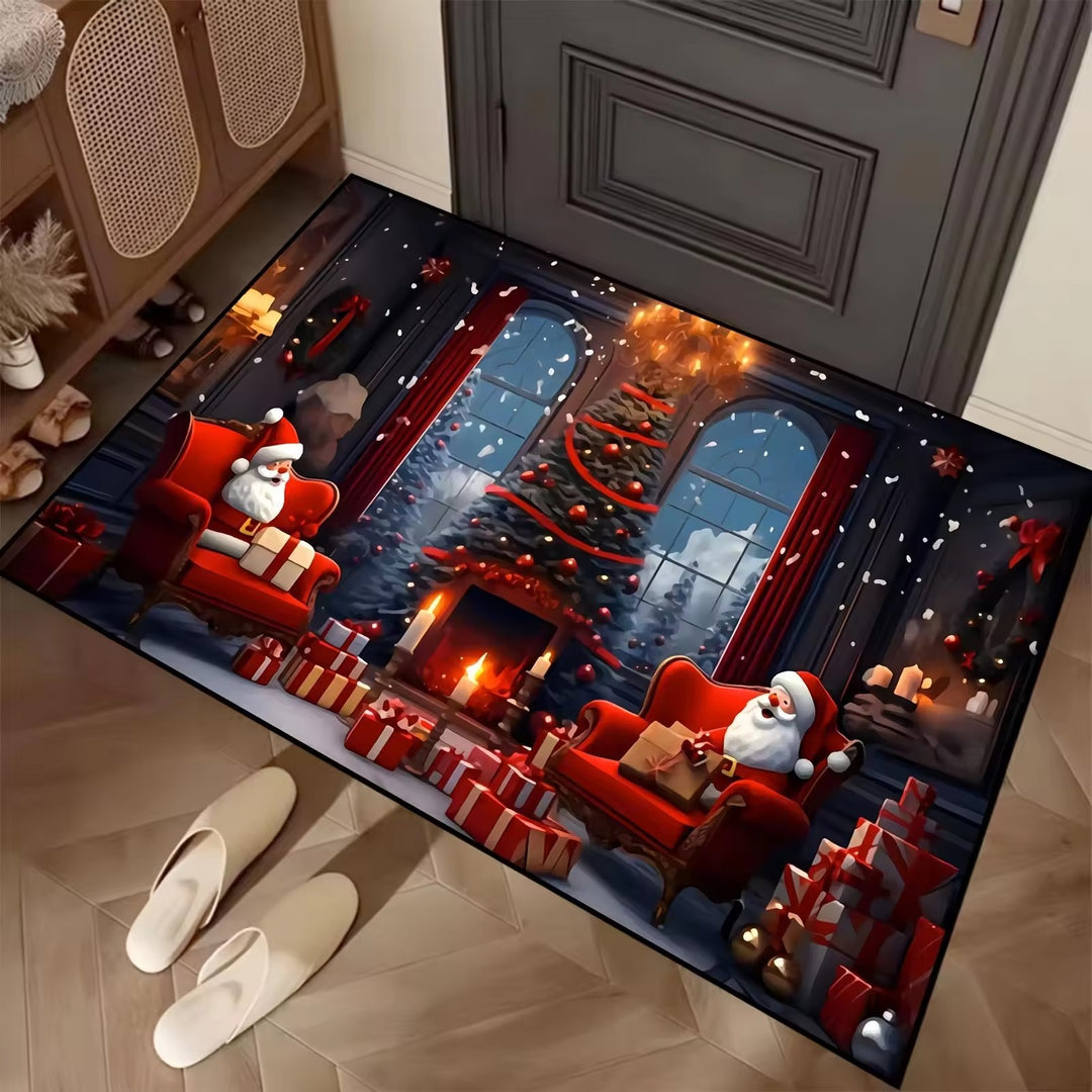 Festive Holiday Welcome Mat Bowlift