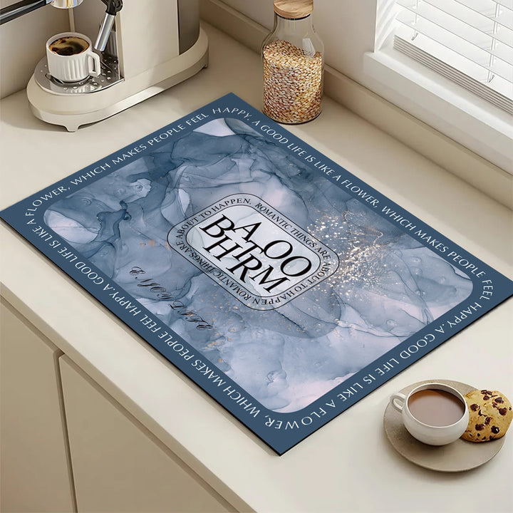 Abstract Geometric Kitchen Mat Bowlift