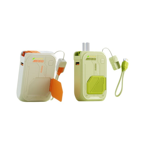 Portable power bank with integrated fast charging function and water protection Bowlift