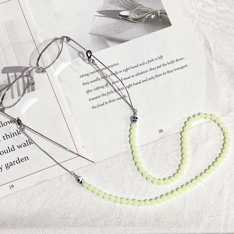 Creative Beaded Eyewear Chain Bowlift