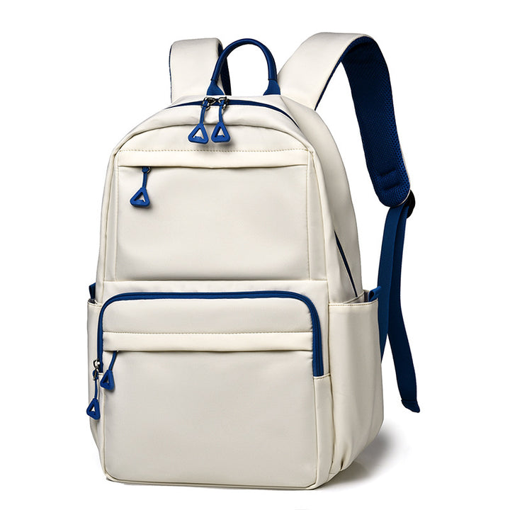 Urban leisure backpack with multifunctional zipper pockets Bowlift