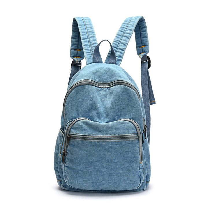 Casual Denim Backpack Bowlift