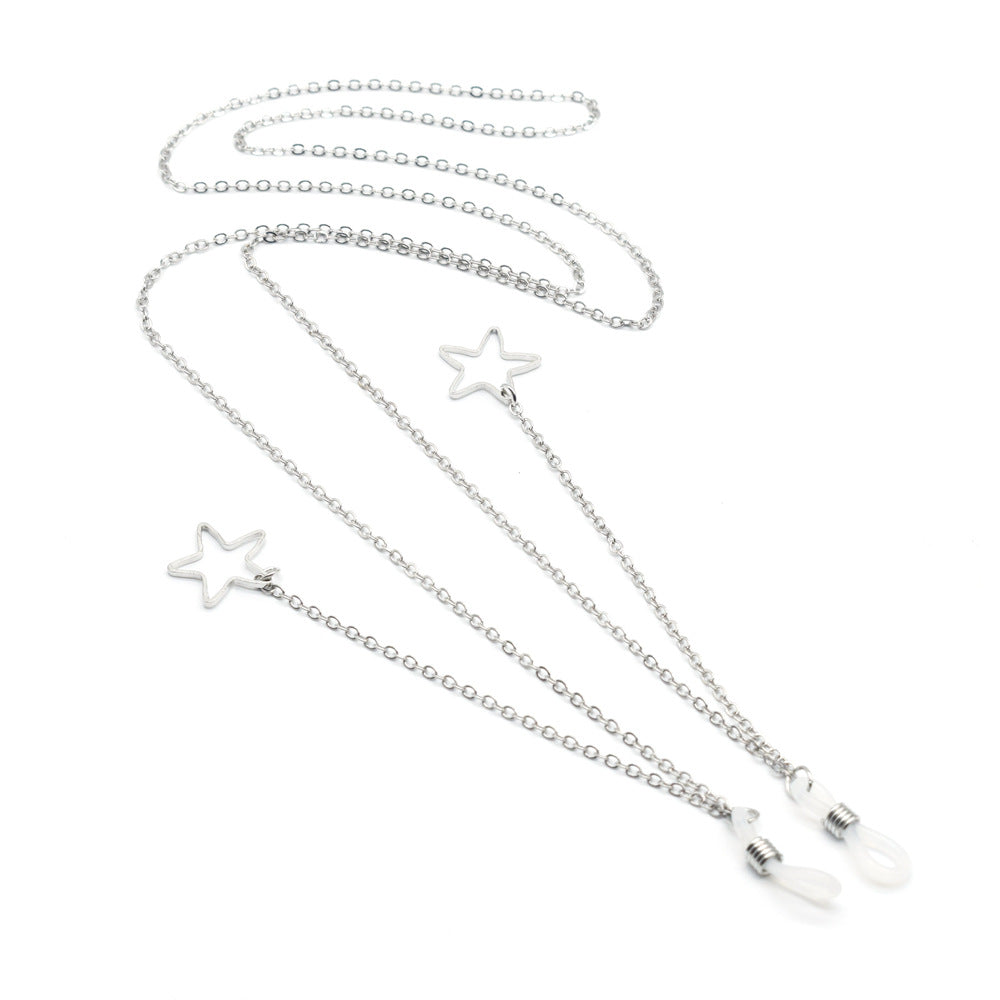 Star-Shaped Eyewear Holder Chain Bowlift