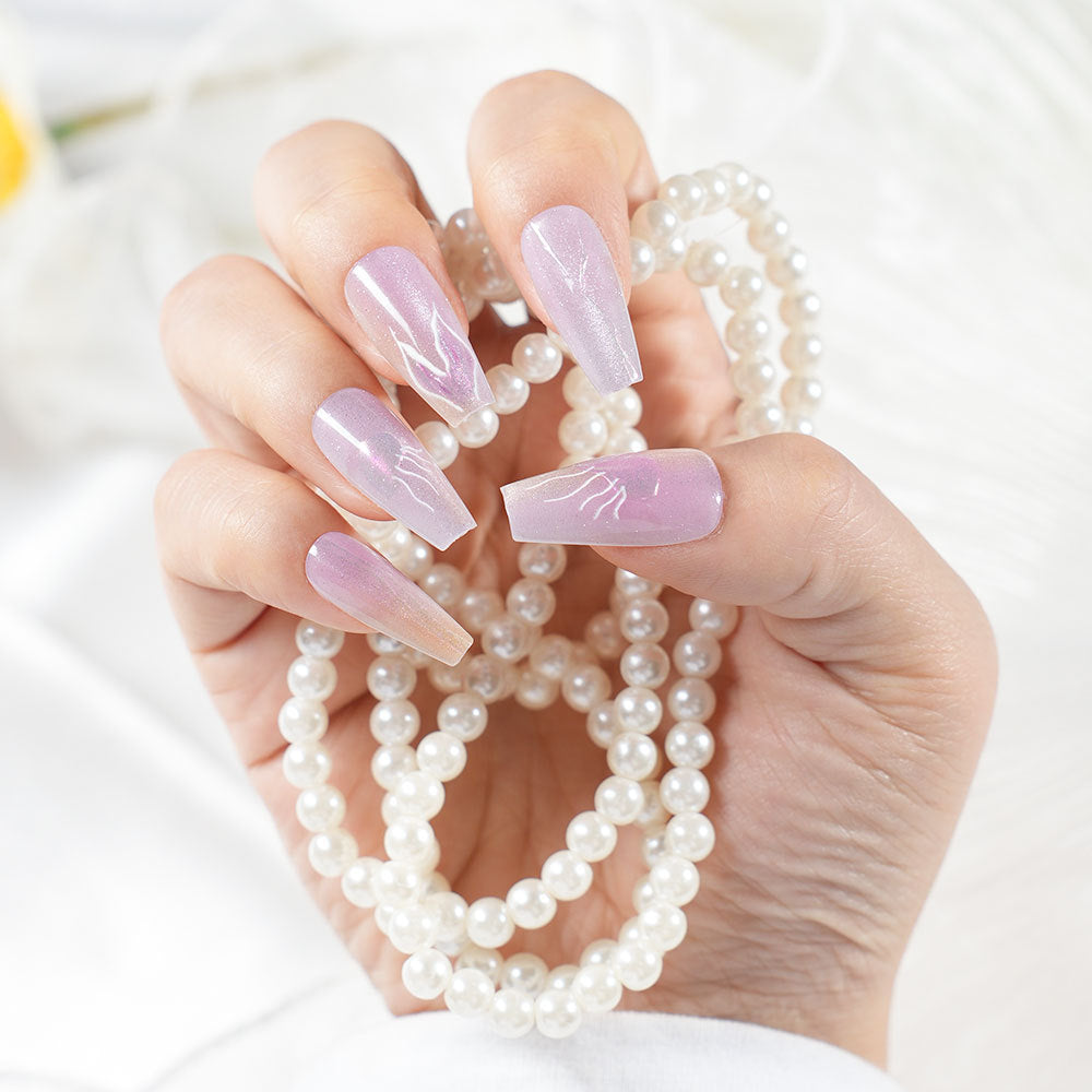 Premium Press-On Nail Art Set Bowlift