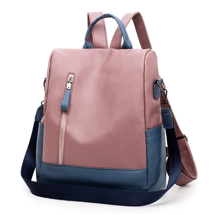 Versatile Leather Backpack Bowlift