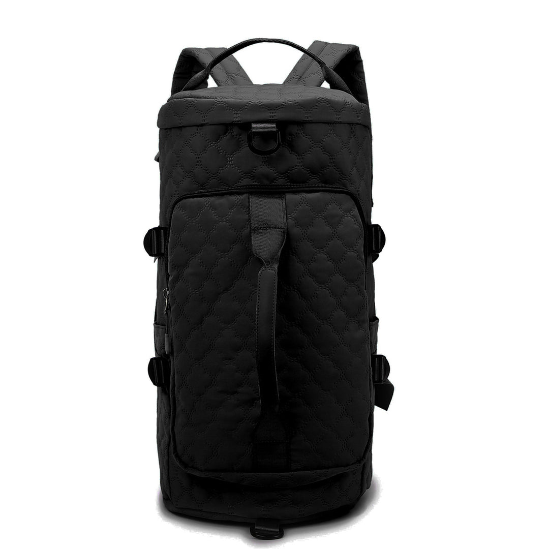 Quilted Multi-Functional Travel Backpack Bowlift