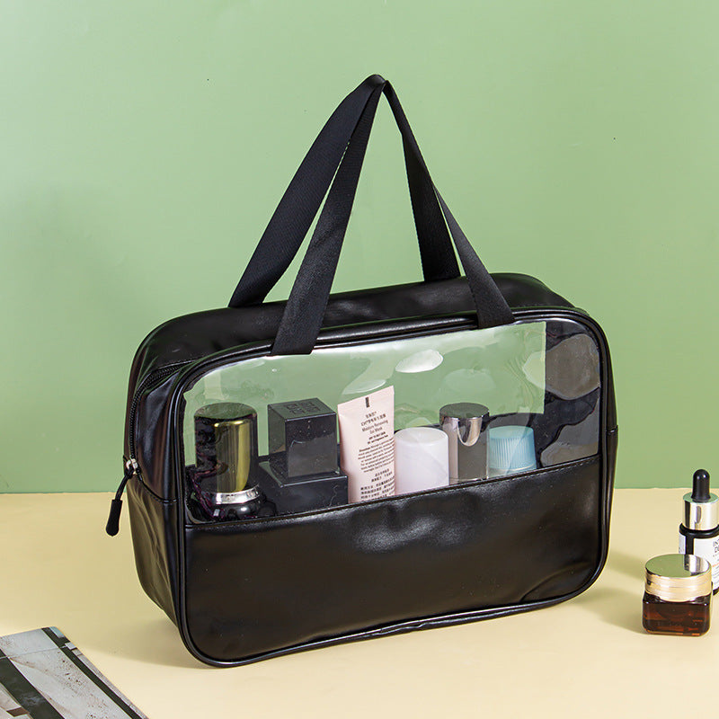 Cosmetic bag with transparent compartments Bowlift