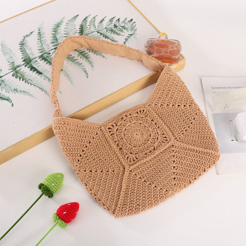Handcrafted Macrame Shoulder Bag Bowlift