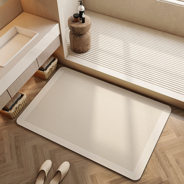 Geometric Patterned Bath Mat Bowlift