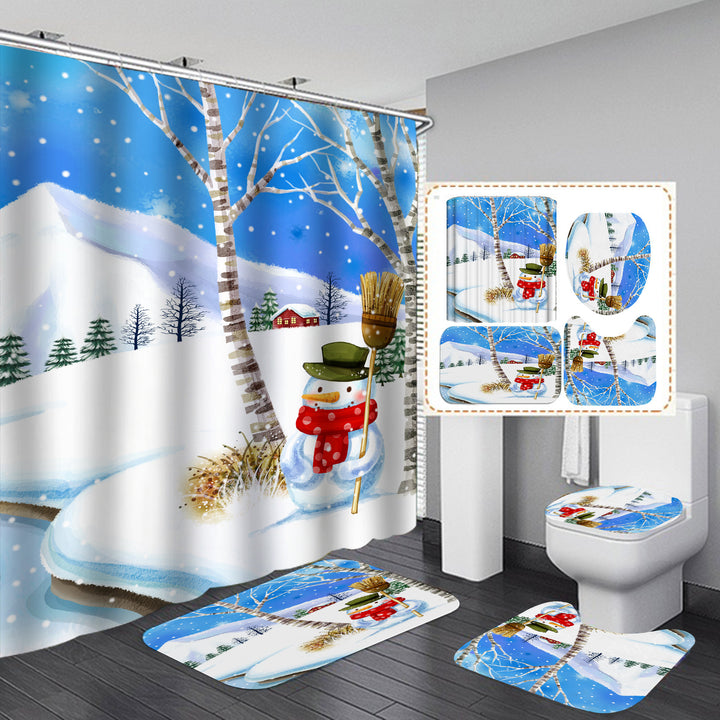Holiday-Themed Bathroom Set Bowlift