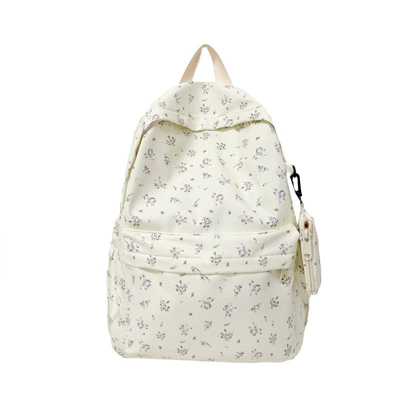Flower patterned backpack Bowlift