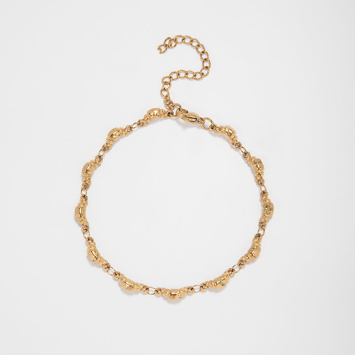 Intricate Textured Chain Bracelet Bowlift