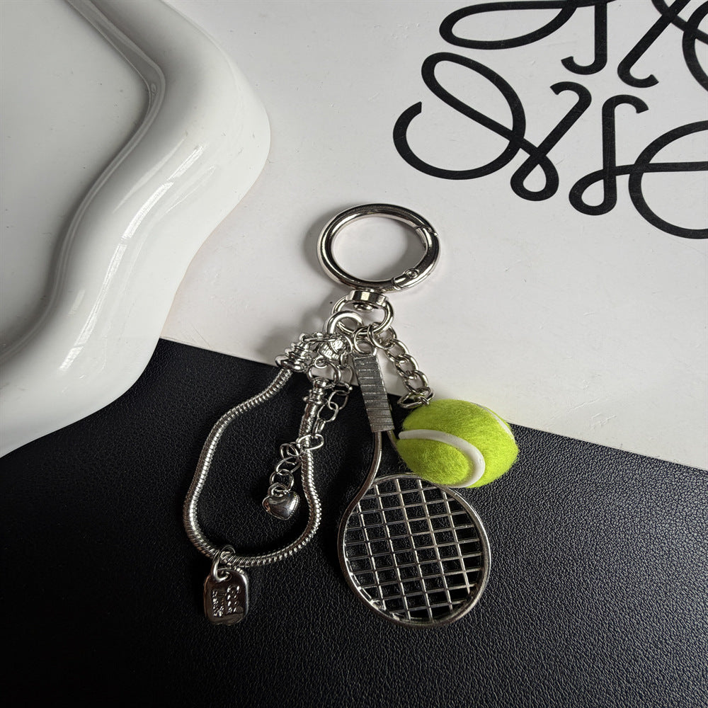Badminton-Themed Keychain Bowlift