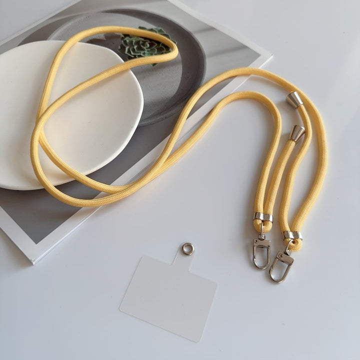 Colorful Dual-Clip Adjustable Lanyard Bowlift