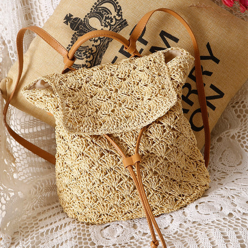 Casual Backpack Bag Made from Handcrafted Natural Material Bowlift