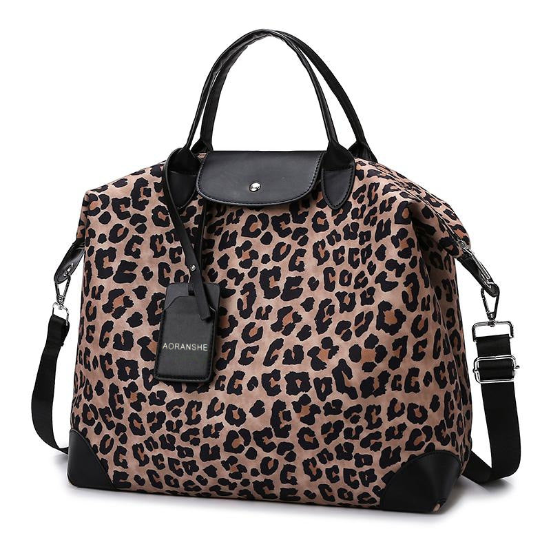Stylish Animal Print Weekend Duffel Bag