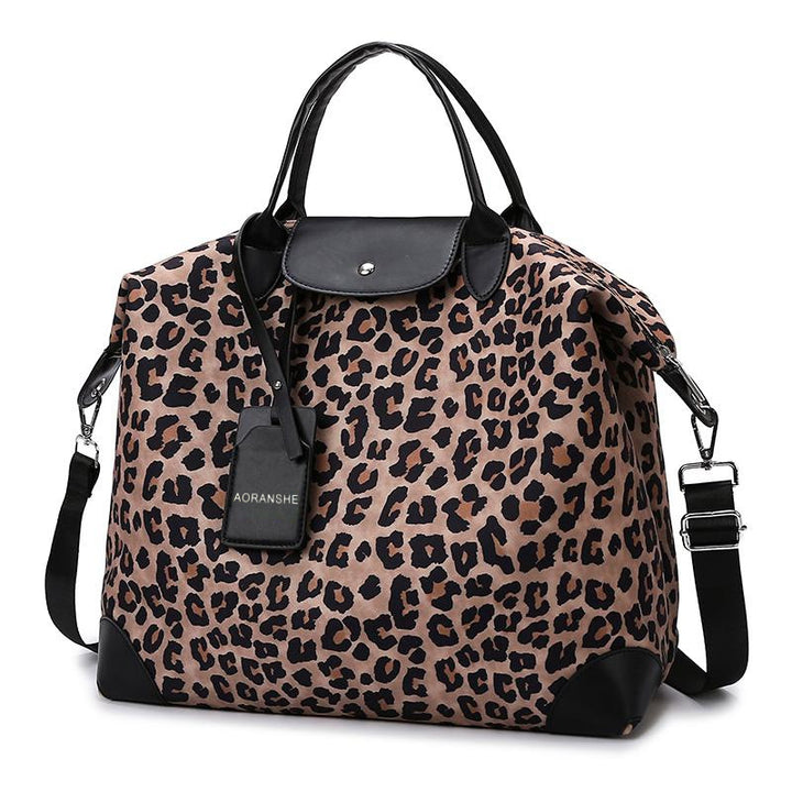 Stylish Animal Print Weekend Duffel Bag