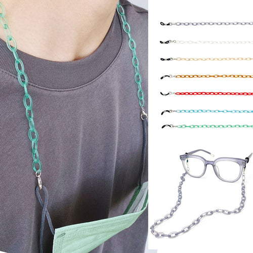 Flexible Eyewear Retainer Chain Bowlift