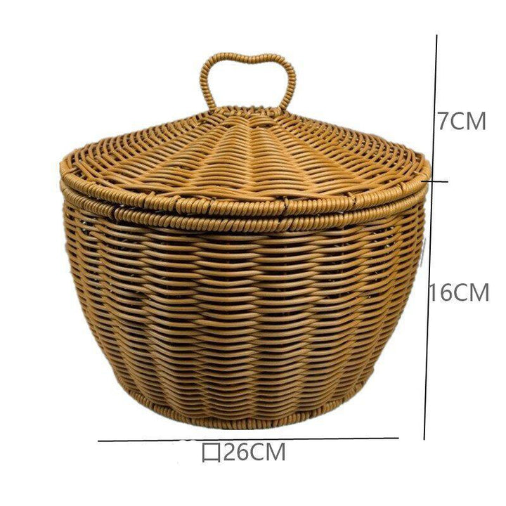 Handcrafted Woven Storage Container Bowlift