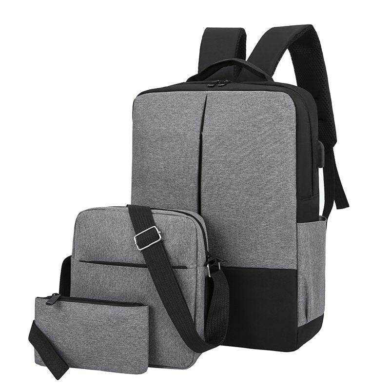 Multi-Compartment Travel Backpack with Detachable Pouch Bowlift